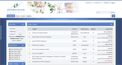 Desktop Screenshot of metabolomics-forum.com