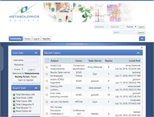 Tablet Screenshot of metabolomics-forum.com